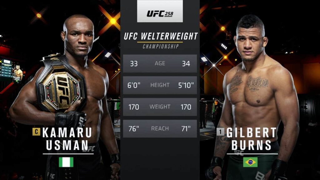 UFC 261 Free Fight: Kamaru Usman vs Gilbert Burns