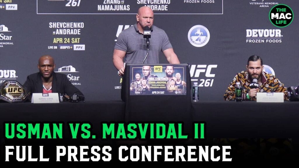 UFC 261: Kamaru Usman vs. Jorge Masvidal 2 | Full Press Conference