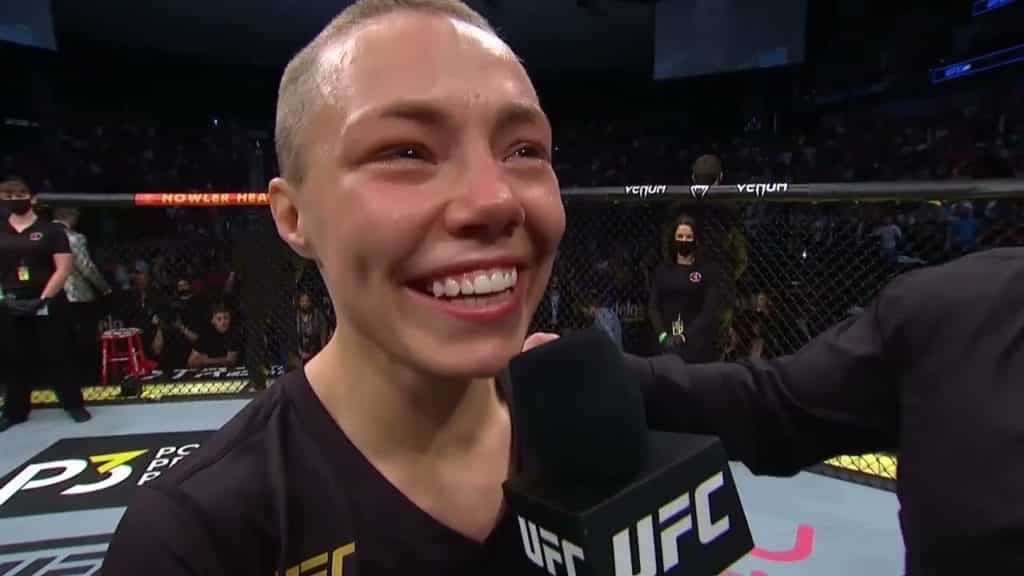 UFC 261: Rose Namajunas Octagon Interview | "I Did It Again!"