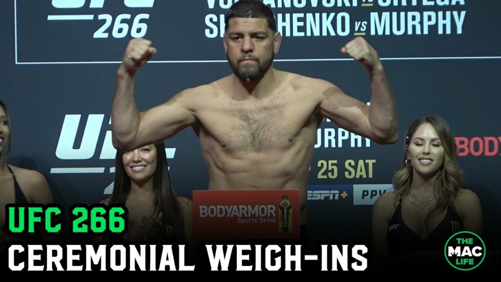UFC 266 Ceremonial Weigh-Ins