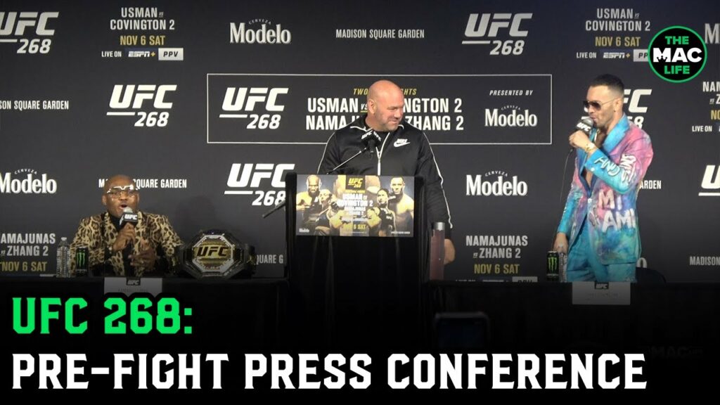 UFC 268 Pre-Fight Press Conference: Colby Covington offers to call Usman's dad's parole officer