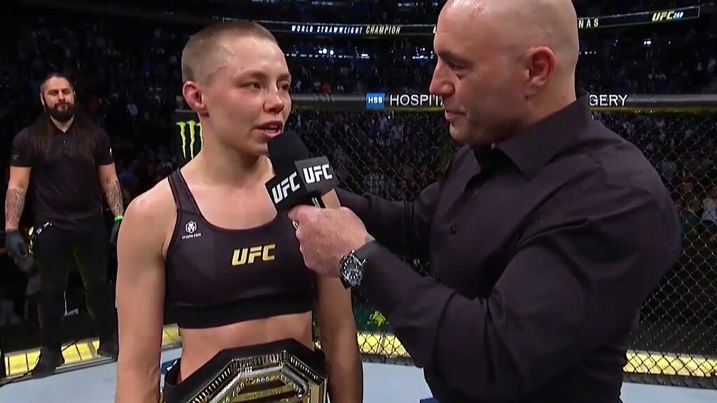 UFC 268: Rose Namajunas Octagon Interview
