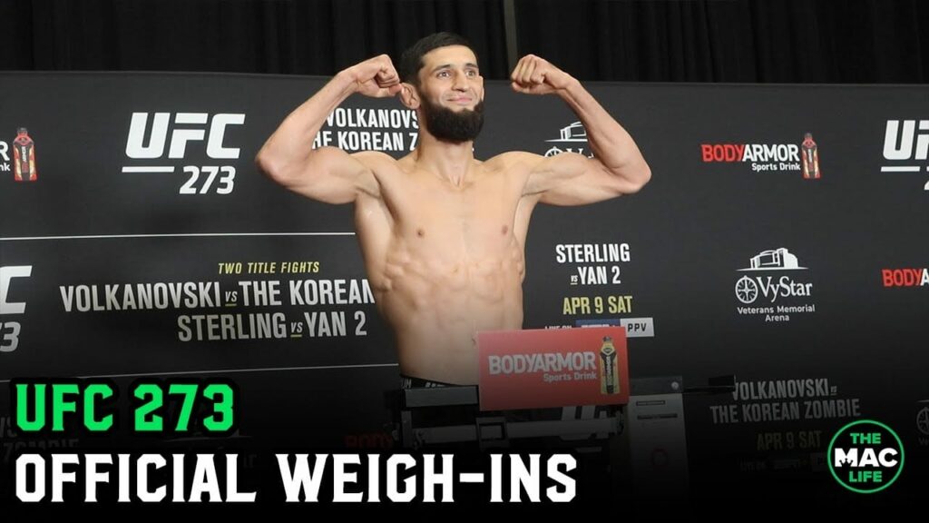 UFC 273 Official Weigh-Ins