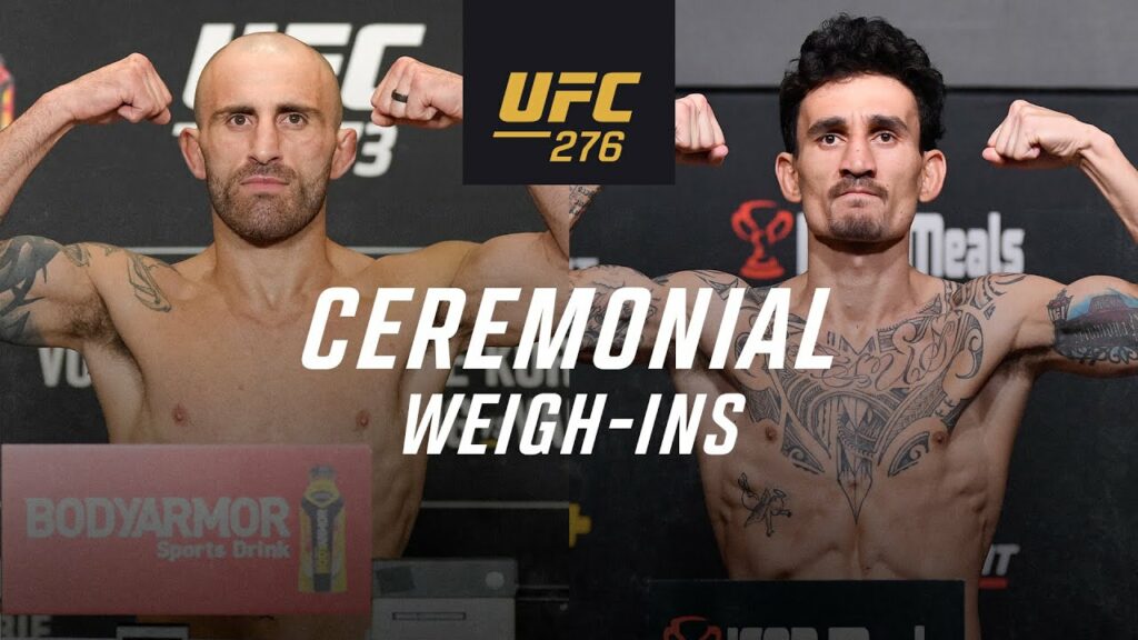UFC 276: Ceremonial Weigh-In