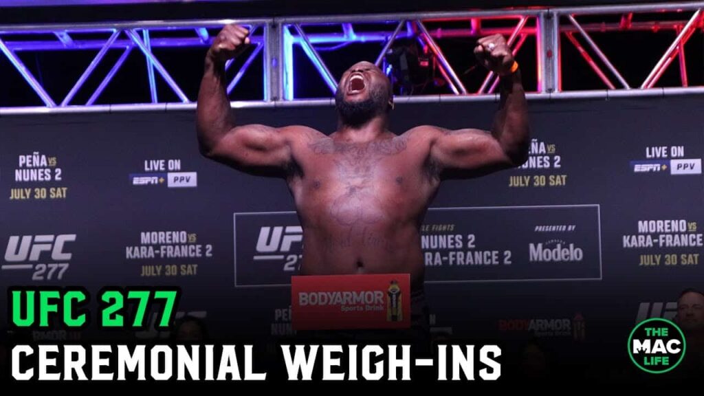 UFC 277 Ceremonial Weigh-Ins
