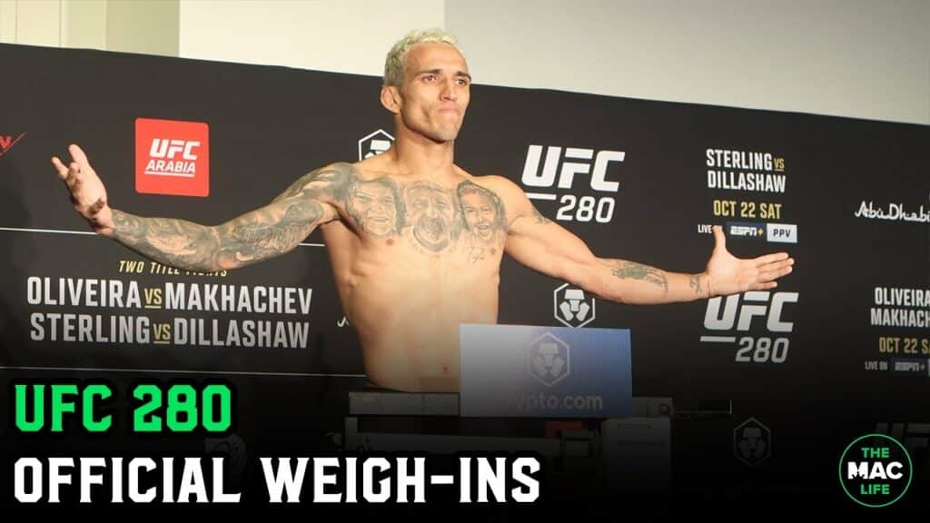 UFC 280: Official Weigh-Ins