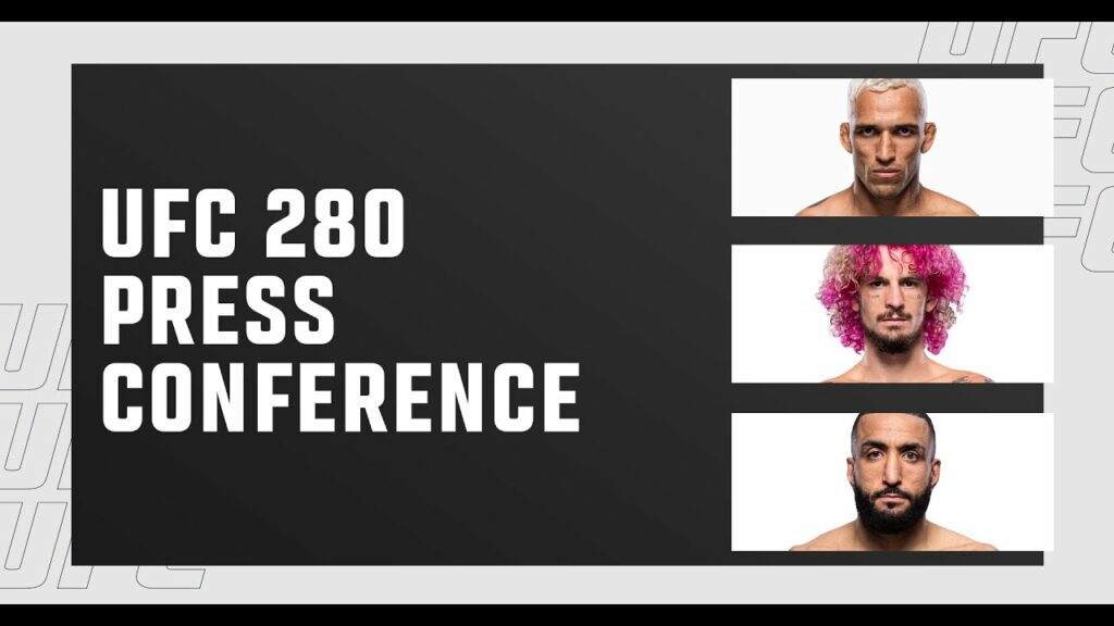 UFC 280 Press Conference Featuring Charles Oliveira, Sean O'Malley & Belal Muhammad