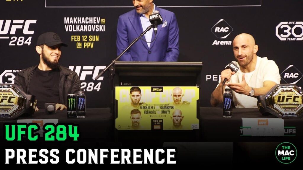 UFC 284 Pre-Fight Press Conference: Alexander Volkanovski vs. Islam Makhachev