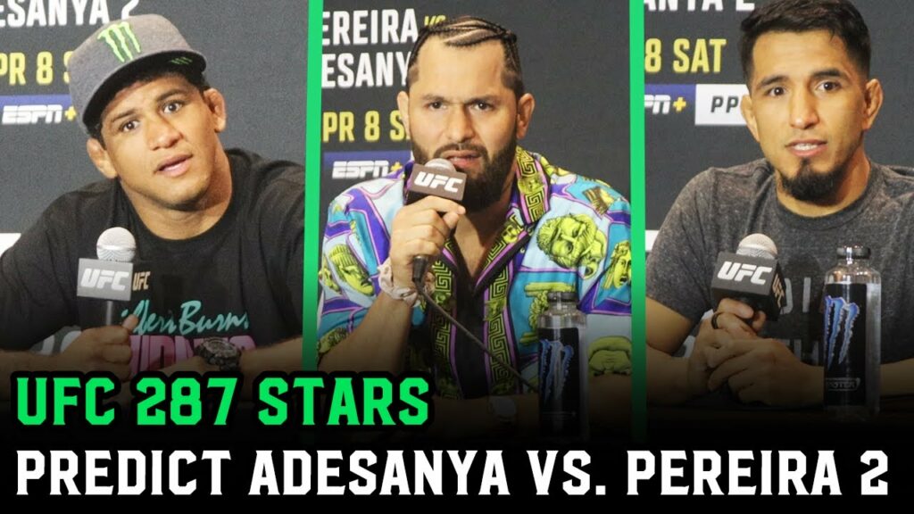 UFC 287 stars predict Israel Adesanya vs. Alex Pereira 2