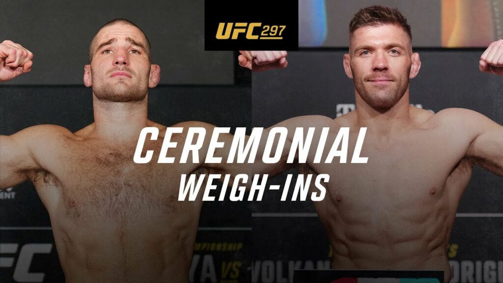 UFC 297: Ceremonial Weigh-In