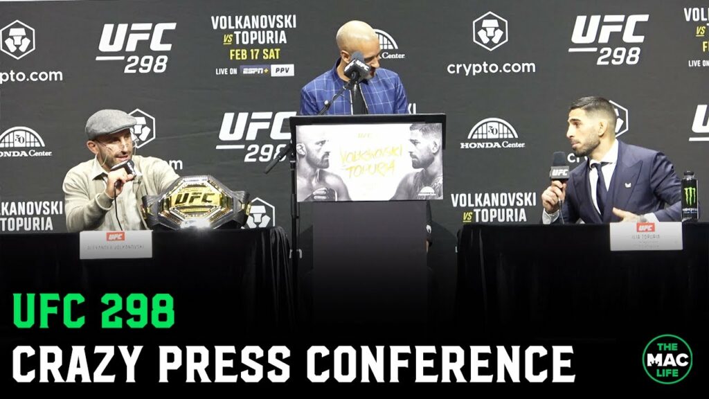UFC 298 Press Conference: Alexander Volkanovski vs. Ilia Topuria (Full)