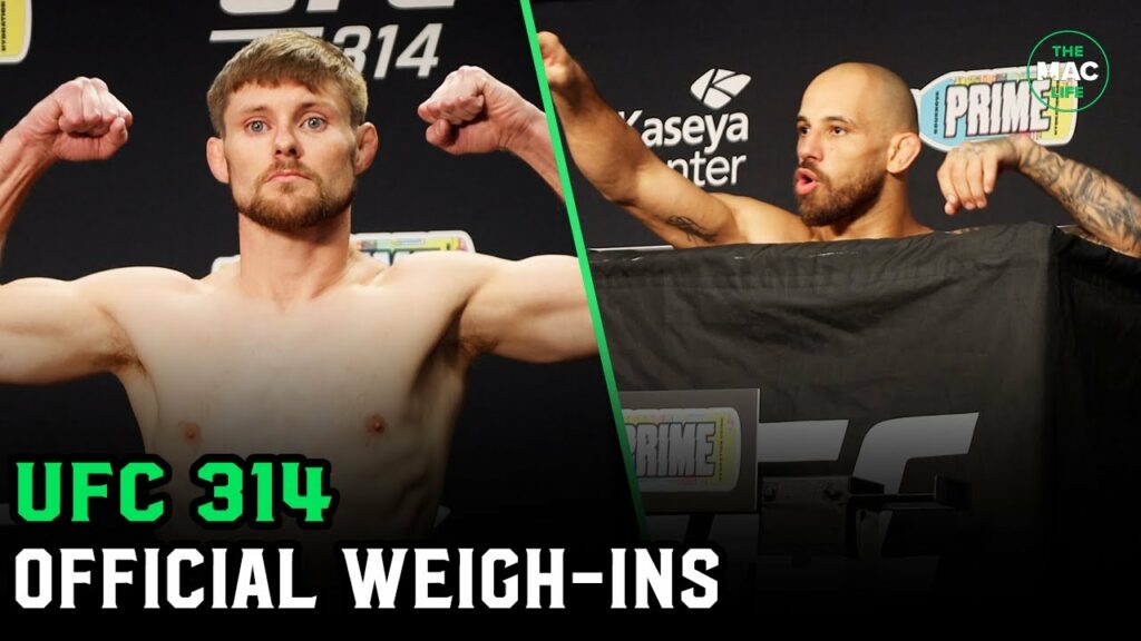 UFC 314 Official Weigh Ins