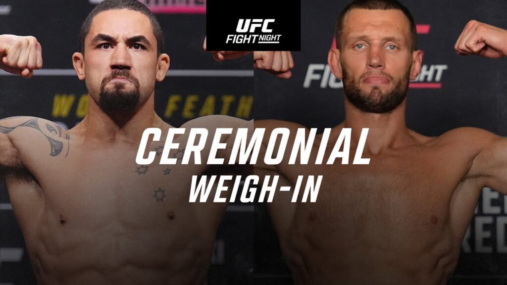 UFC Abu Dhabi: Ceremonial Weigh-In