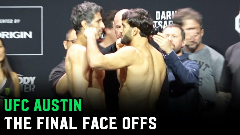 UFC Austin Ceremonial Weigh-Ins: The Final Face Offs