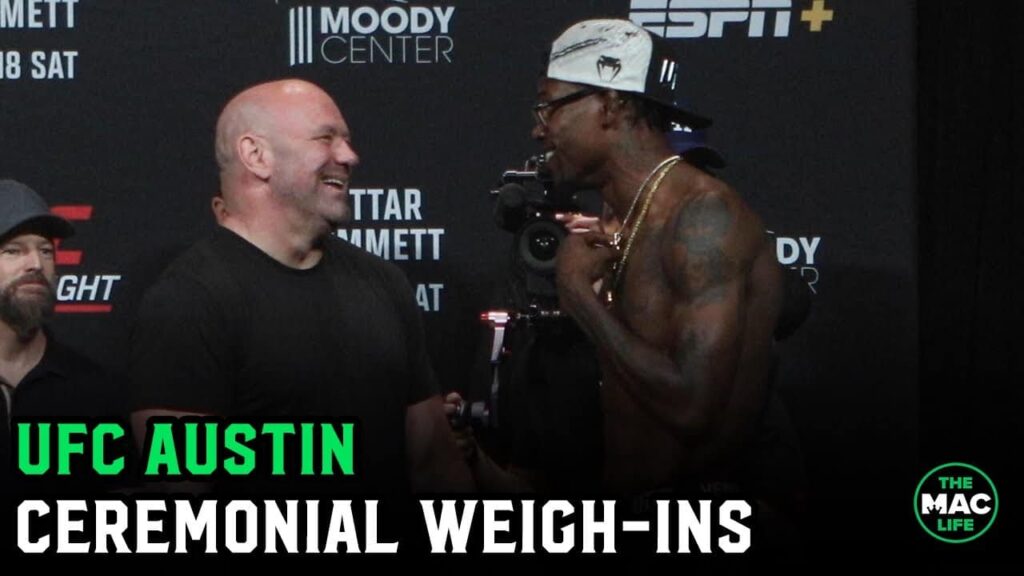 UFC Austin Ceremonial Weigh-Ins and Final Face Offs
