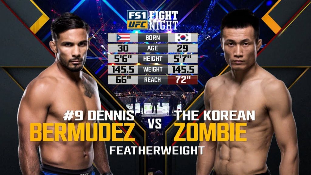 UFC Busan Free Fight: Korean Zombie vs Dennis Bermudez