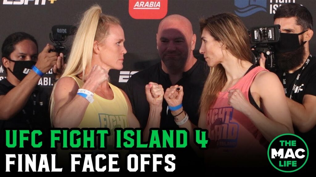UFC Fight Island 4: Holly Holm vs. Irene Aldana Final Face Offs