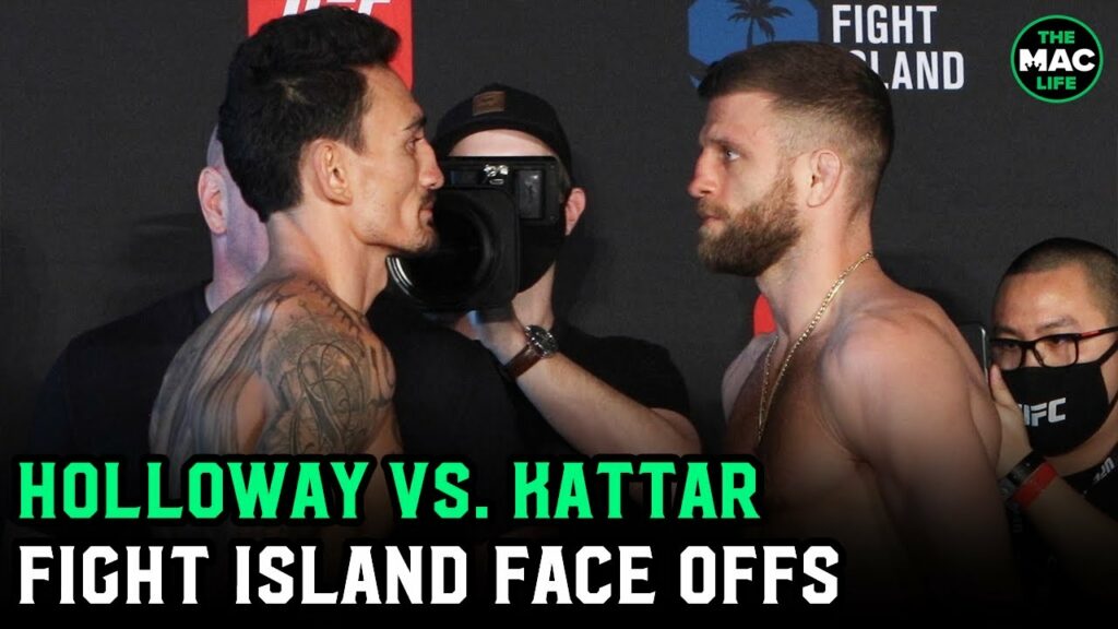 UFC Fight Island 7: Max Holloway vs. Calvin Kattar Final Face Offs