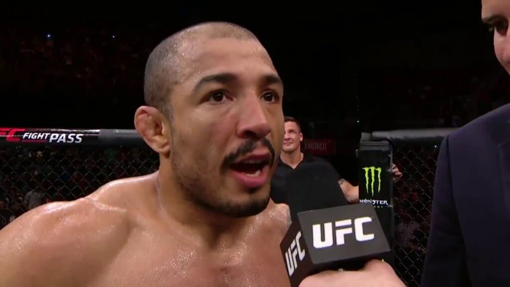 UFC Fortaleza: Jose Aldo Octagon Interview