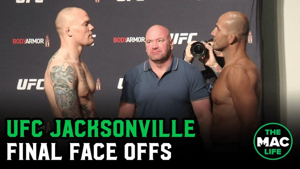 UFC Jacksonville: Main Card Face Offs