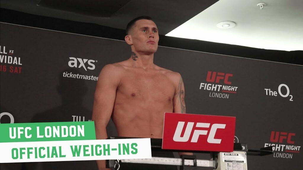 UFC London: Main Card Official Weigh-Ins