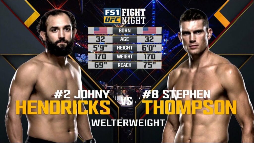 UFC Nashville Free Fight: Stephen Thompson vs Johny Hendricks