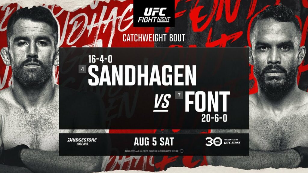UFC Nashville: Sandhagen vs Font - August 5 | Fight Promo