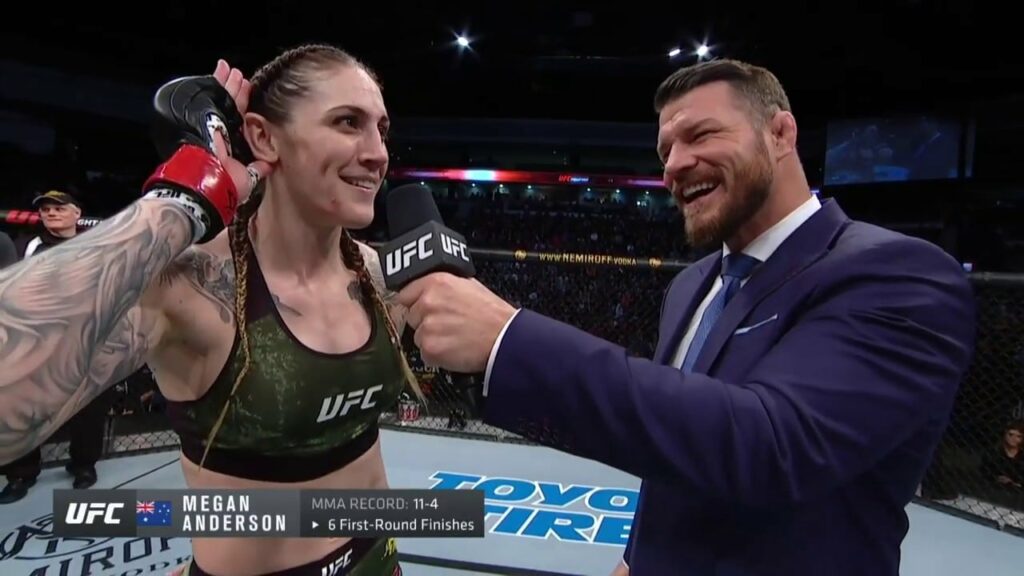 UFC Norfolk: Megan Anderson Octagon Interview