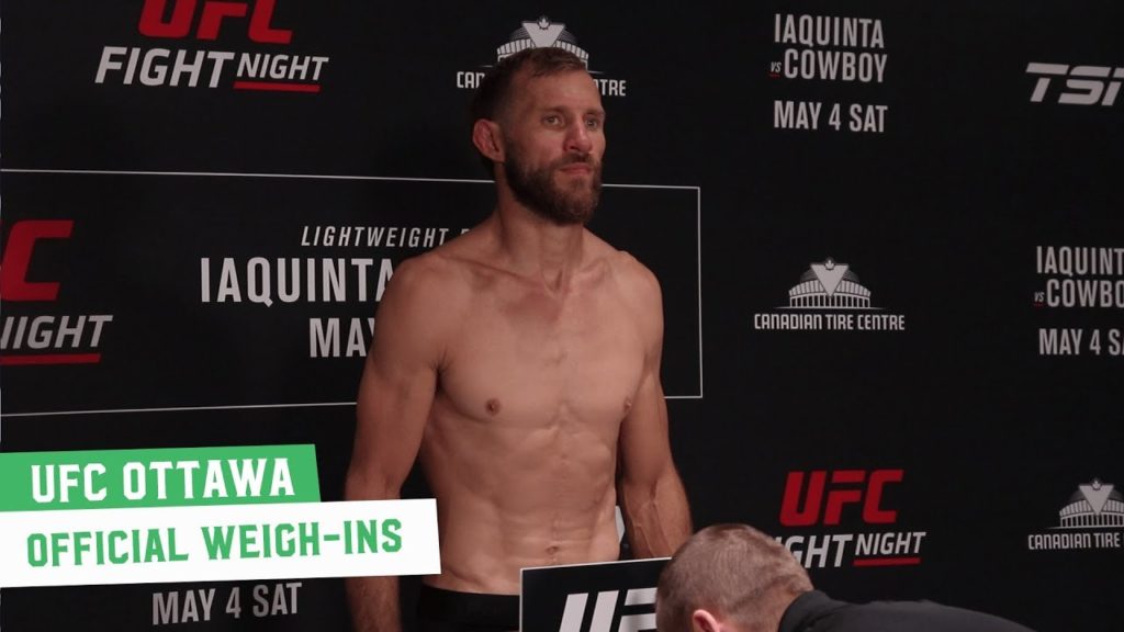 UFC Ottawa Official Weigh-Ins: Main Card