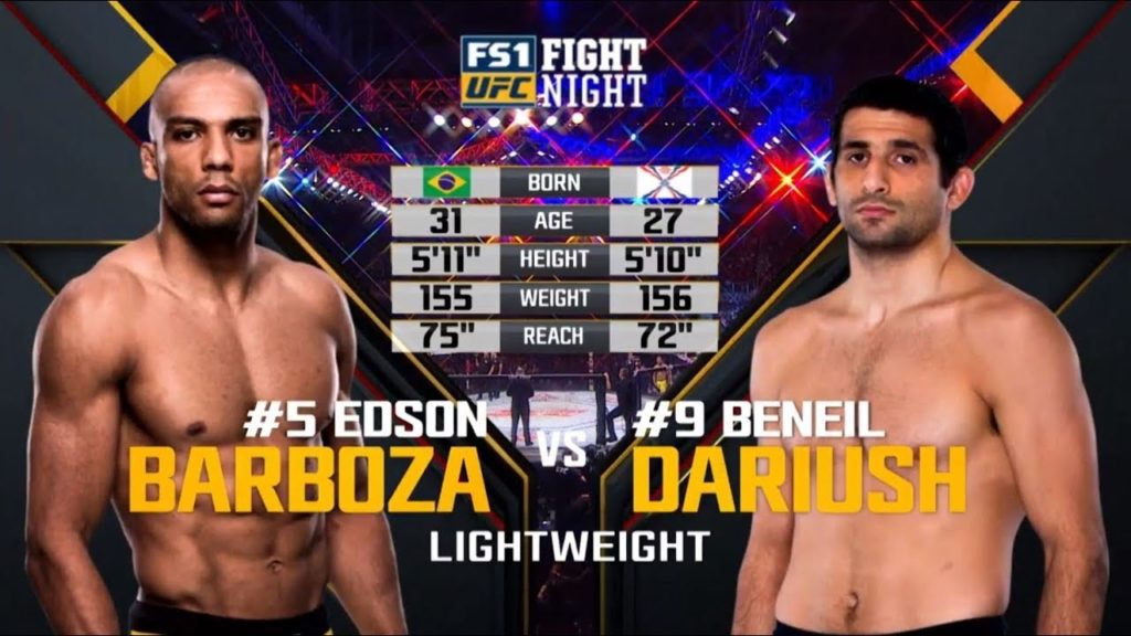 UFC Philadelphia Free Fight: Edson Barboza vs Beneil Dariush