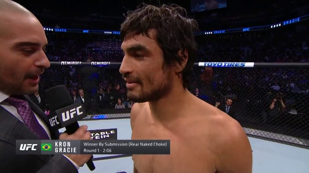 UFC Phoenix: Kron Gracie Octagon Interview
