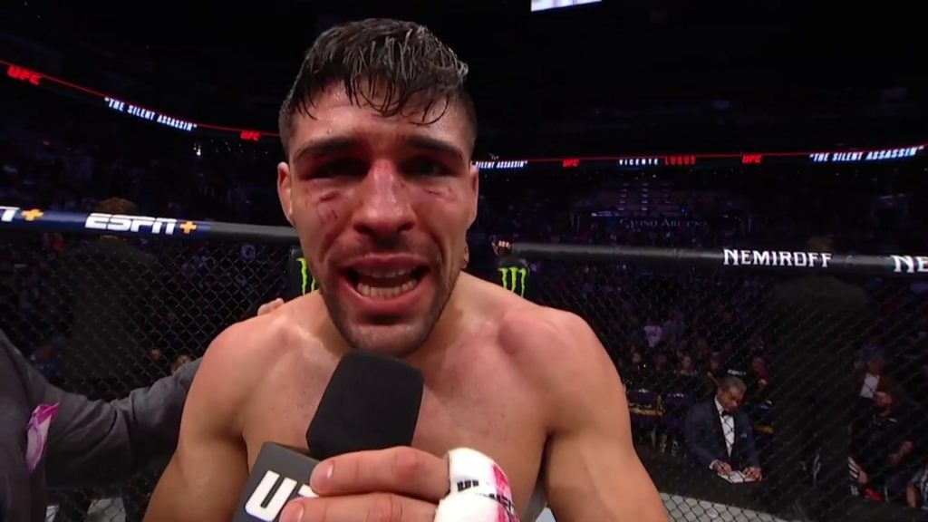 UFC Phoenix: Vicente Luque and Bryan Barberena Octagon Interview