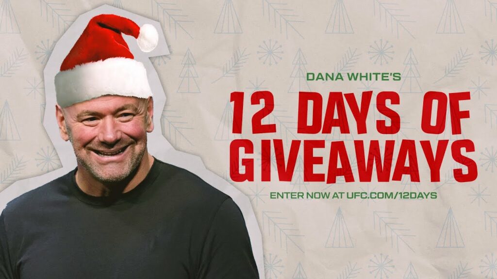 UFC President Dana White is BACK with his #12DaysGiveaways! 🎁