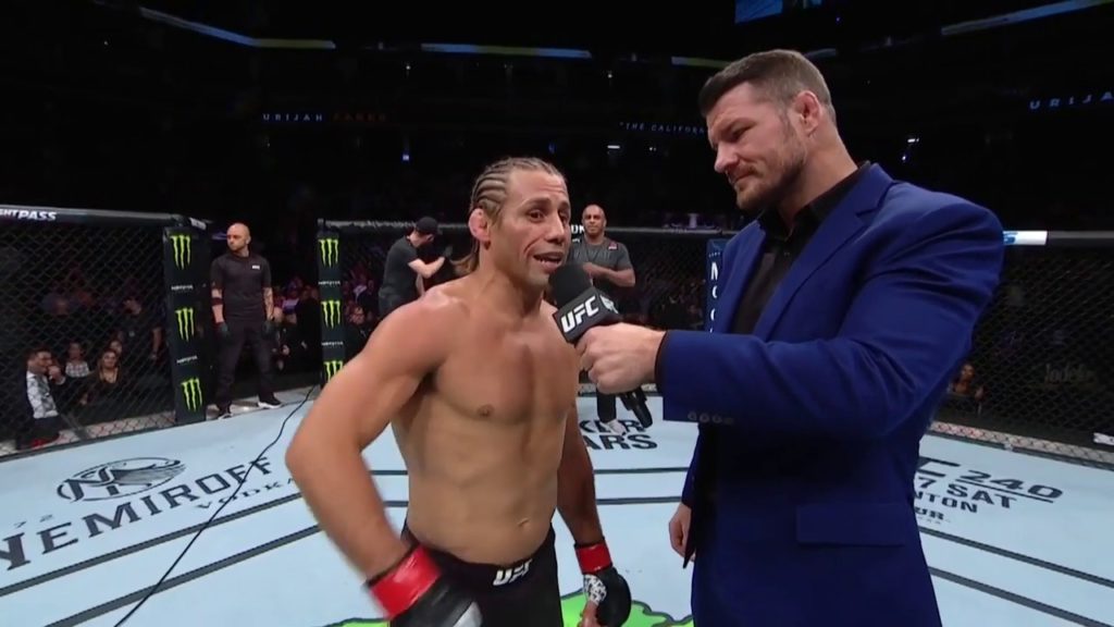 UFC Sacramento: Urijah Faber Octagon Interview