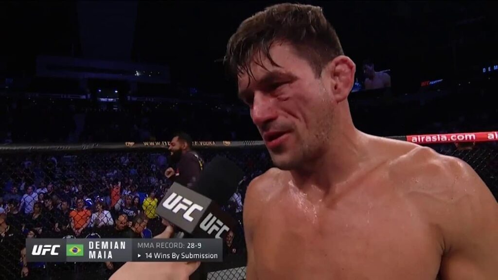 UFC Singapore: Demian Maia Octagon Interview