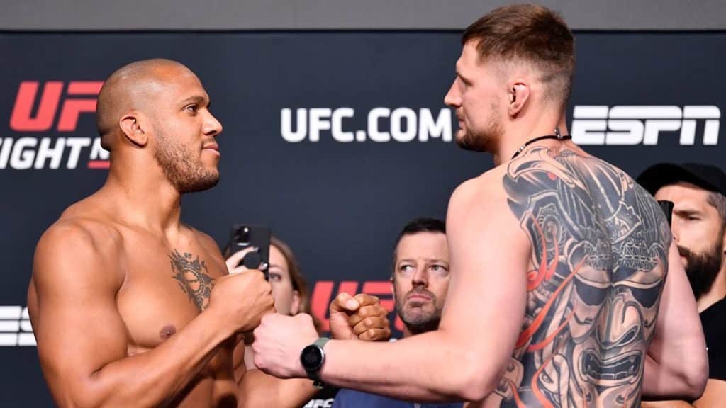 UFC Vegas 30: Weigh-in Faceoffs