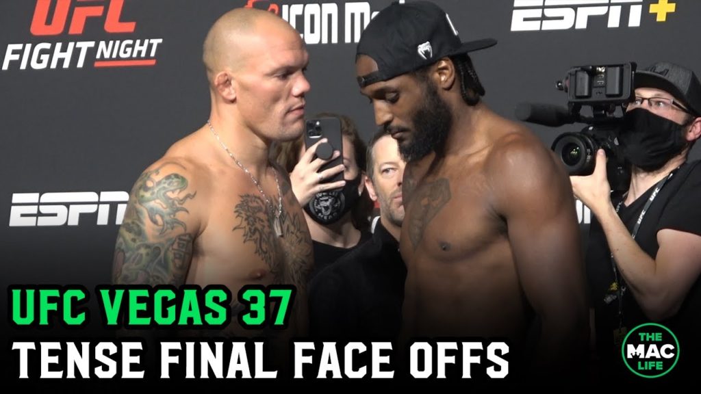 UFC Vegas 37: Anthony Smith vs. Ryan Spann Tense Final Face Offs