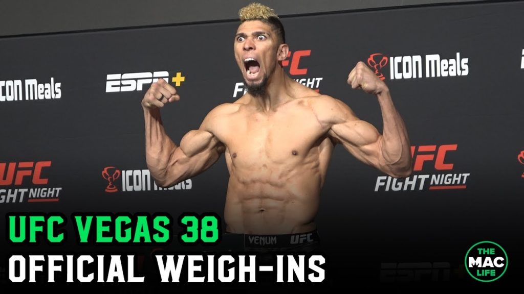 UFC Vegas 38 Official Weigh-Ins: Kevin Holland brings up OnlyFans to commissioner