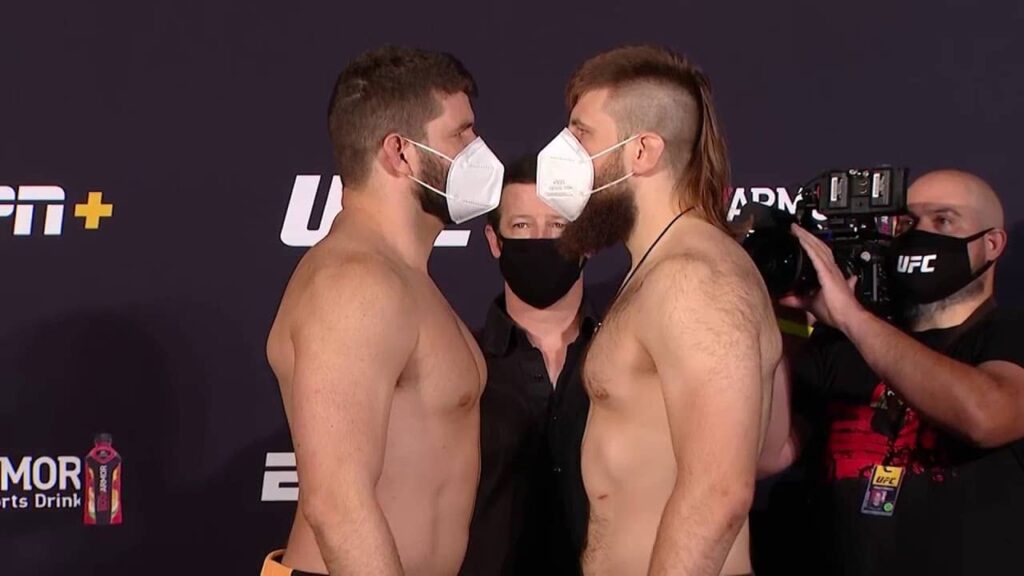 UFC Vegas 4: Weigh-in Faceoffs