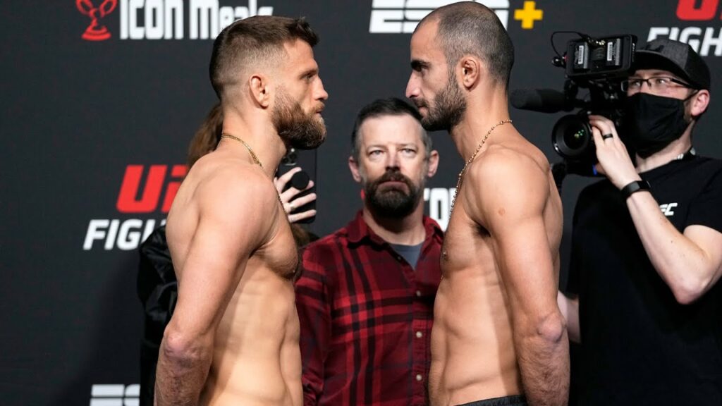 UFC Vegas 46: Weigh-in Faceoffs