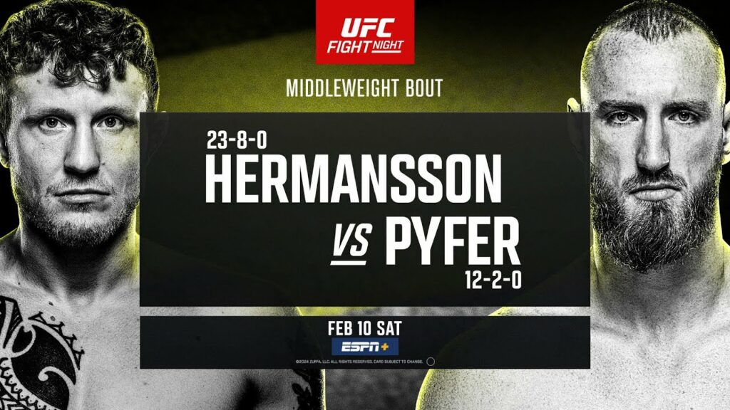 UFC Vegas 86: Hermansson vs Pyfer - February 10 | Fight Promo