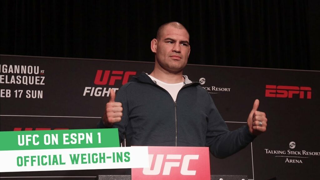 UFC on ESPN 1 Official Weigh-Ins: Main Card