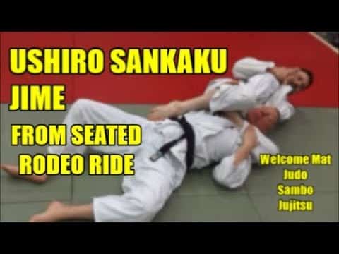 USHIRO SANKAKU JIME FROM SEATED RODEO RIDE
