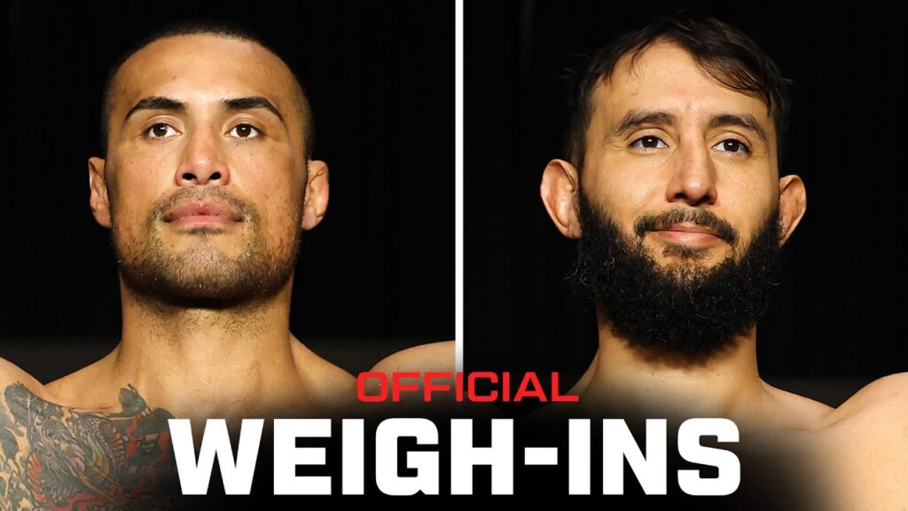 Ulberg vs Reyes Weigh-Ins | UFC Perth