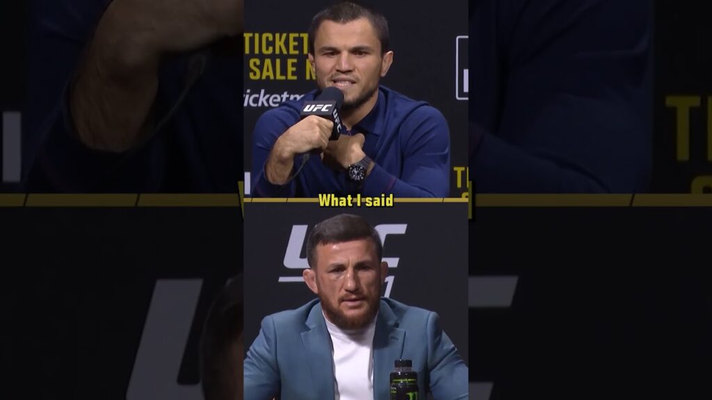 Umar and Merab were not happy with each other! 🙈 #ufc311