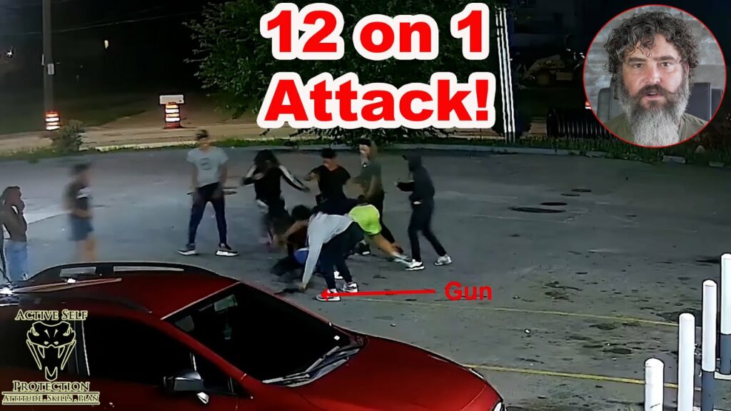Unprovoked Gas Station Assault Caught on Camera in Cleveland
