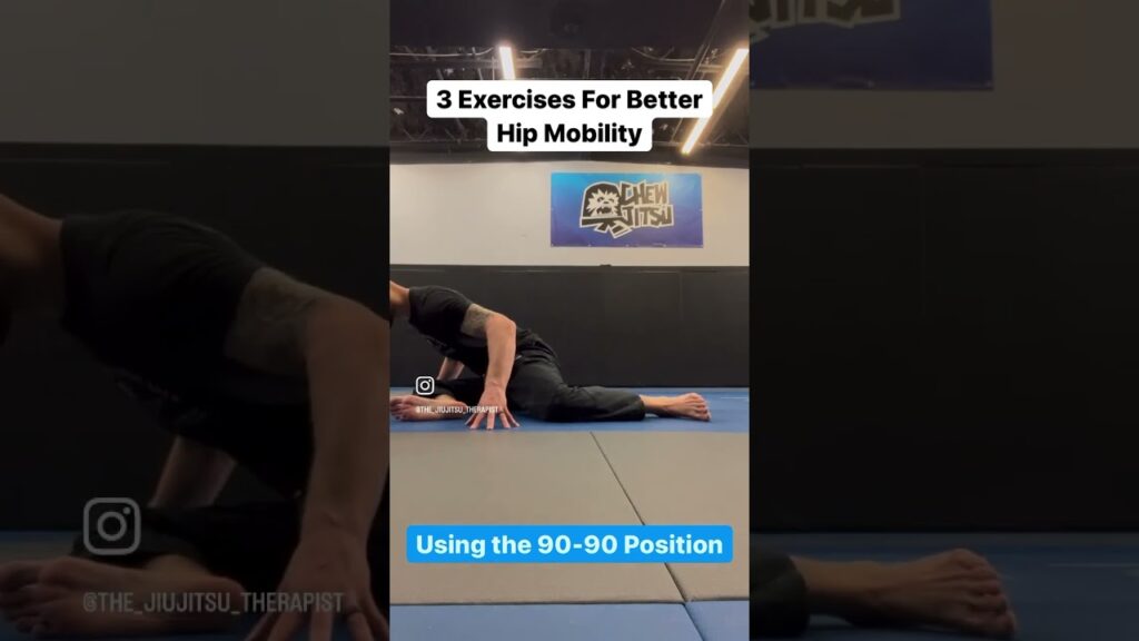Use The “90-90” Position For Better Hip Mobility For BJJ #shorts