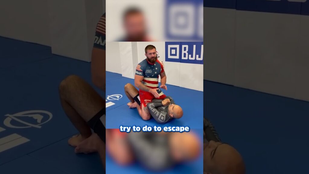 Use this move to LOCK your opponent from mount (with Gordon Ryan)  #bjjlesson #bjj