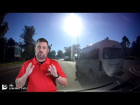 Van Driver Loses His Cool On The Road
