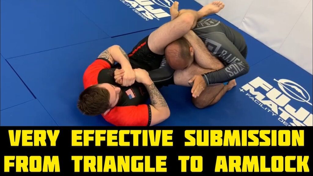 Very Effective Submission From BJJ Triangle to Armlock by Gordon Ryan